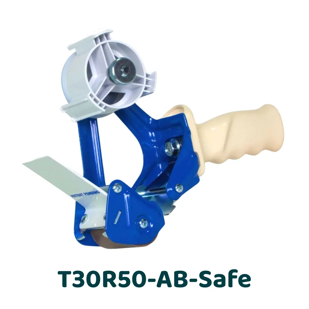 [T30R50-AB-SAFE] ZZ Dérouleur à poignée avec frein ajustable et lame sécurisé - T30R-AB-SAFE (50 mm)