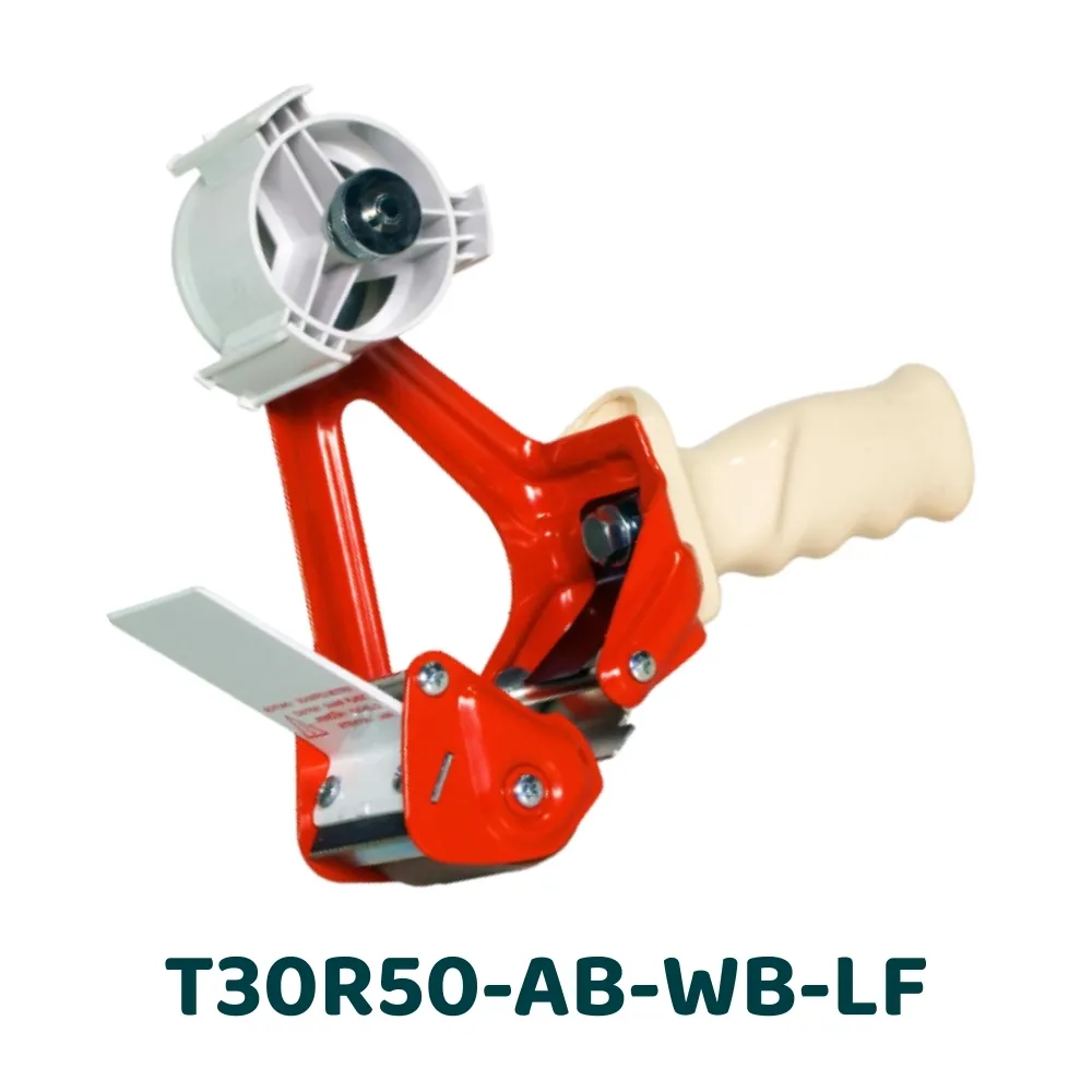 [T30R50-AB-WB-LF] ZZ Dérouleur à poignée avec frein ajustable pour ruban armé - T30R-AB-WB-LF (50 mm)