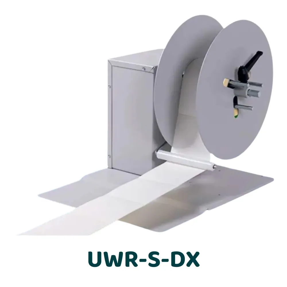 [UWR-S-DX] ZZ Dérouleur d'étiquettes motorisé - UWR (130 mm, Droite)