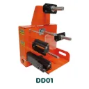 Dérouleur automatique d'étiquettes pour double rouleaux