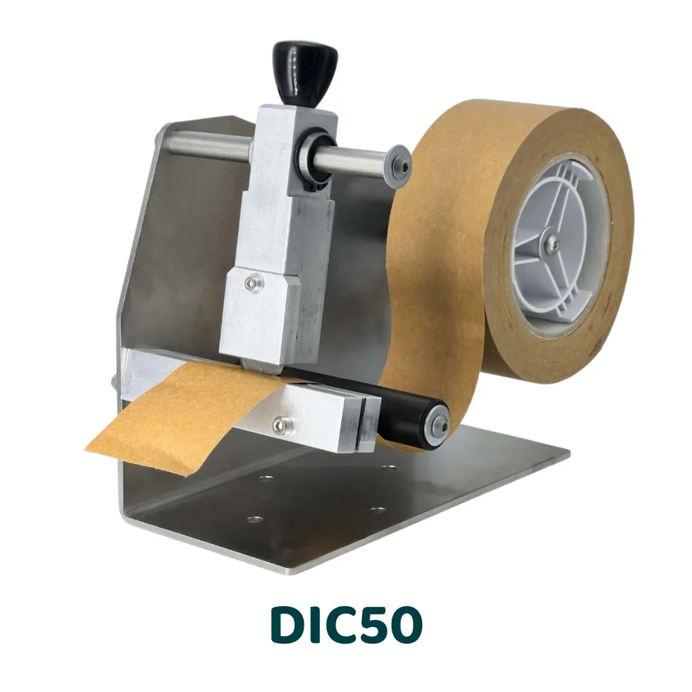 [DIC50] Dérouleur manuel sécurisé avec coupe par curseur - 50mm - DIC50