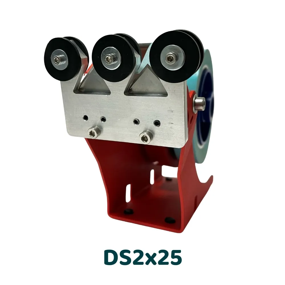 [DS2X25] Dévidoir manuel sécurisé à 2 pistes - 25mm - DS2x25